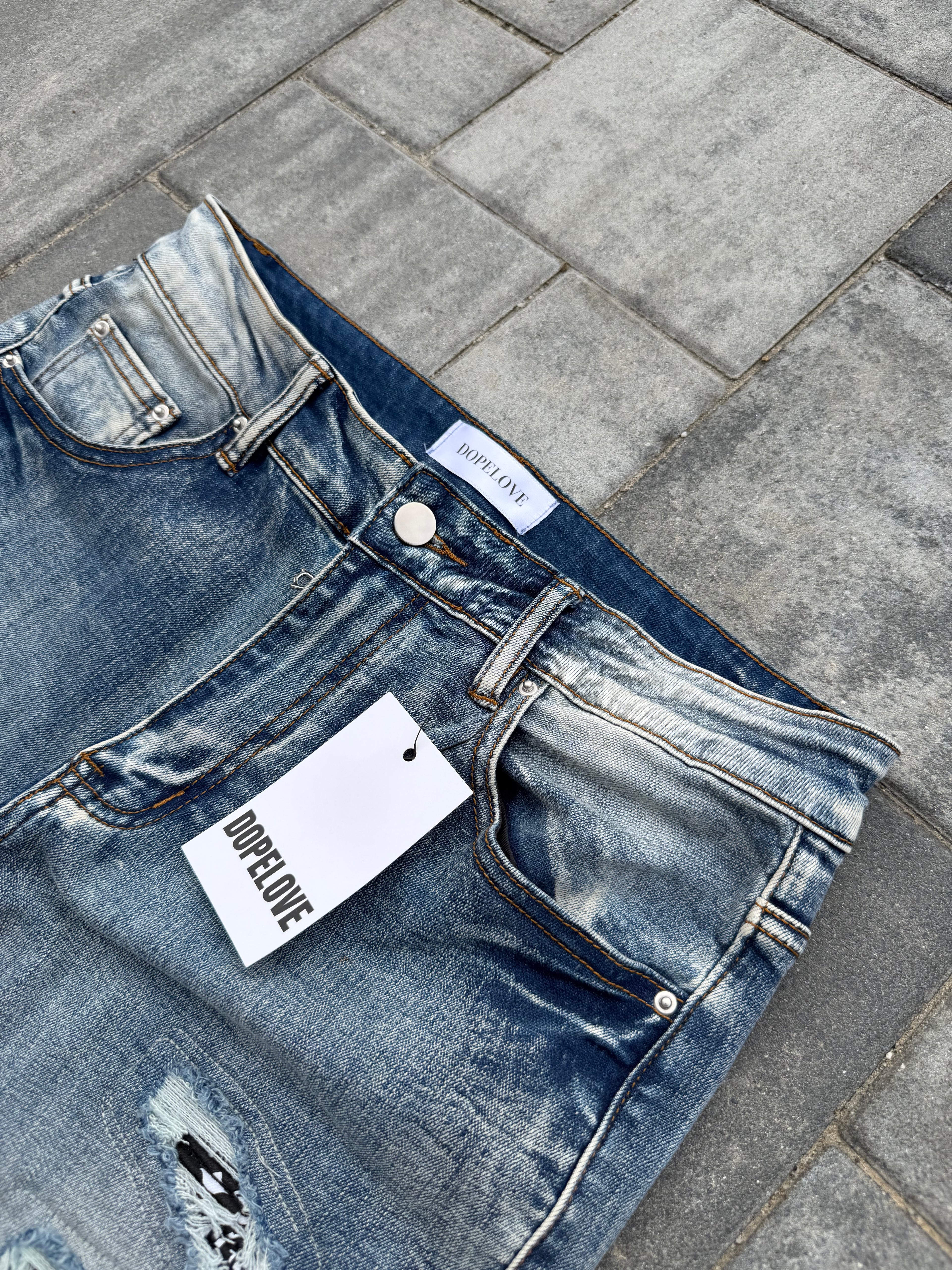 Blue Bandama Jeans