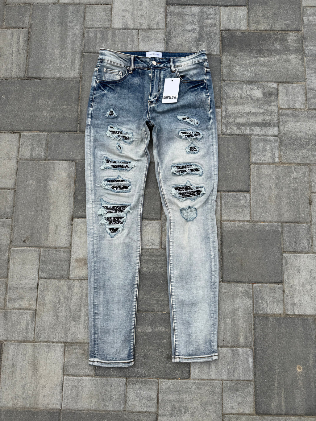 Blue Bandama Jeans