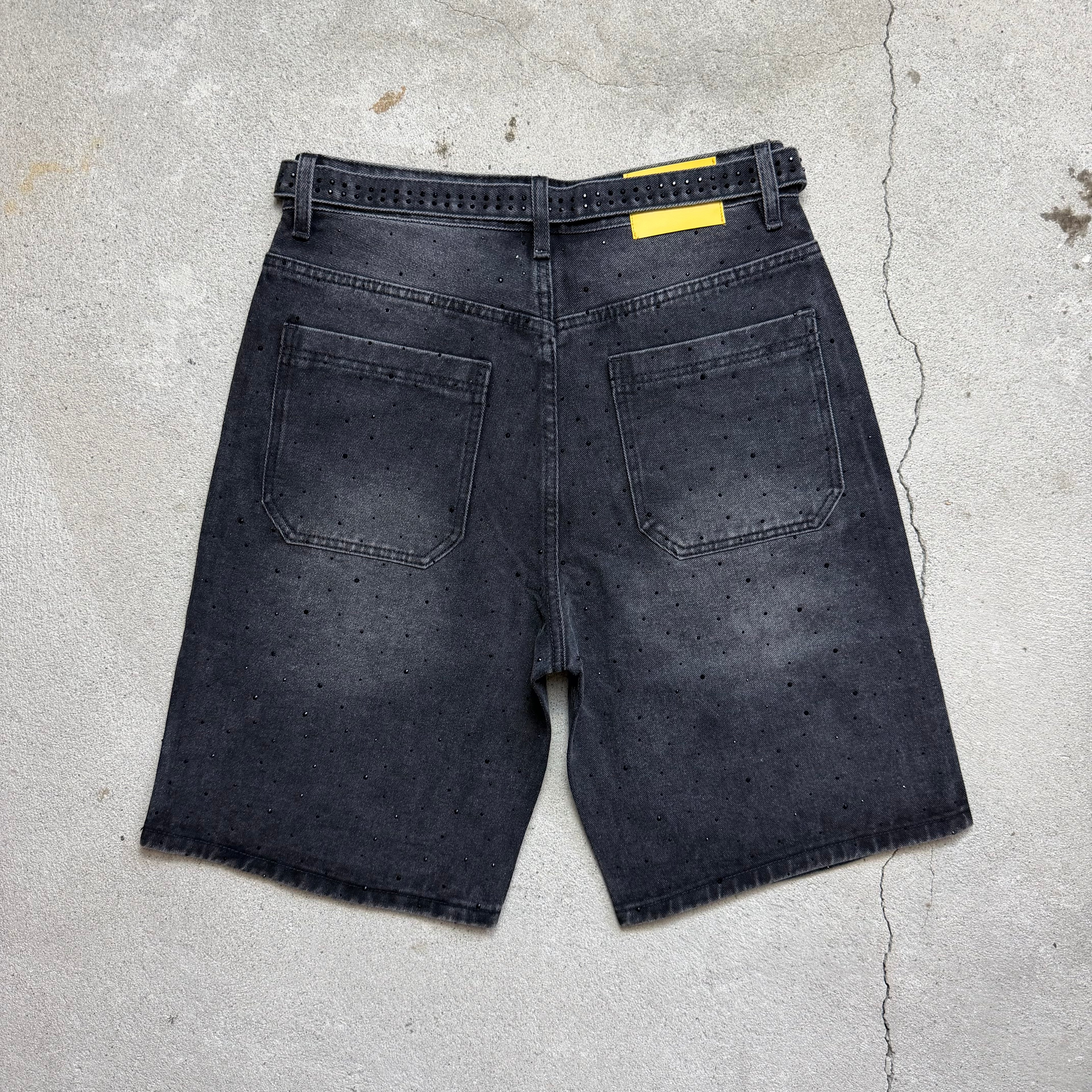 Black Rightstone Laced Shorts