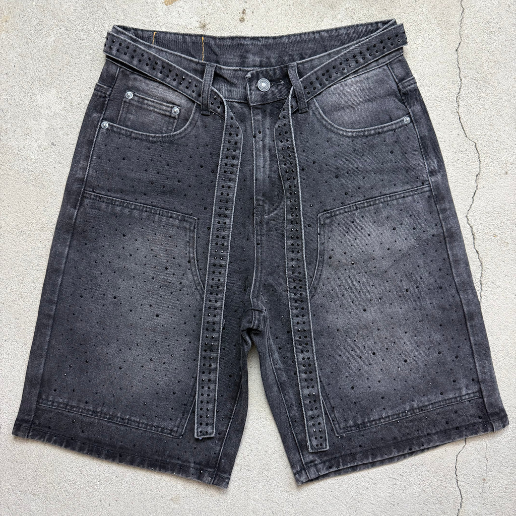 Black Rightstone Laced Shorts