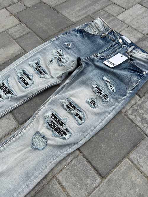 Blue Bandama Jeans