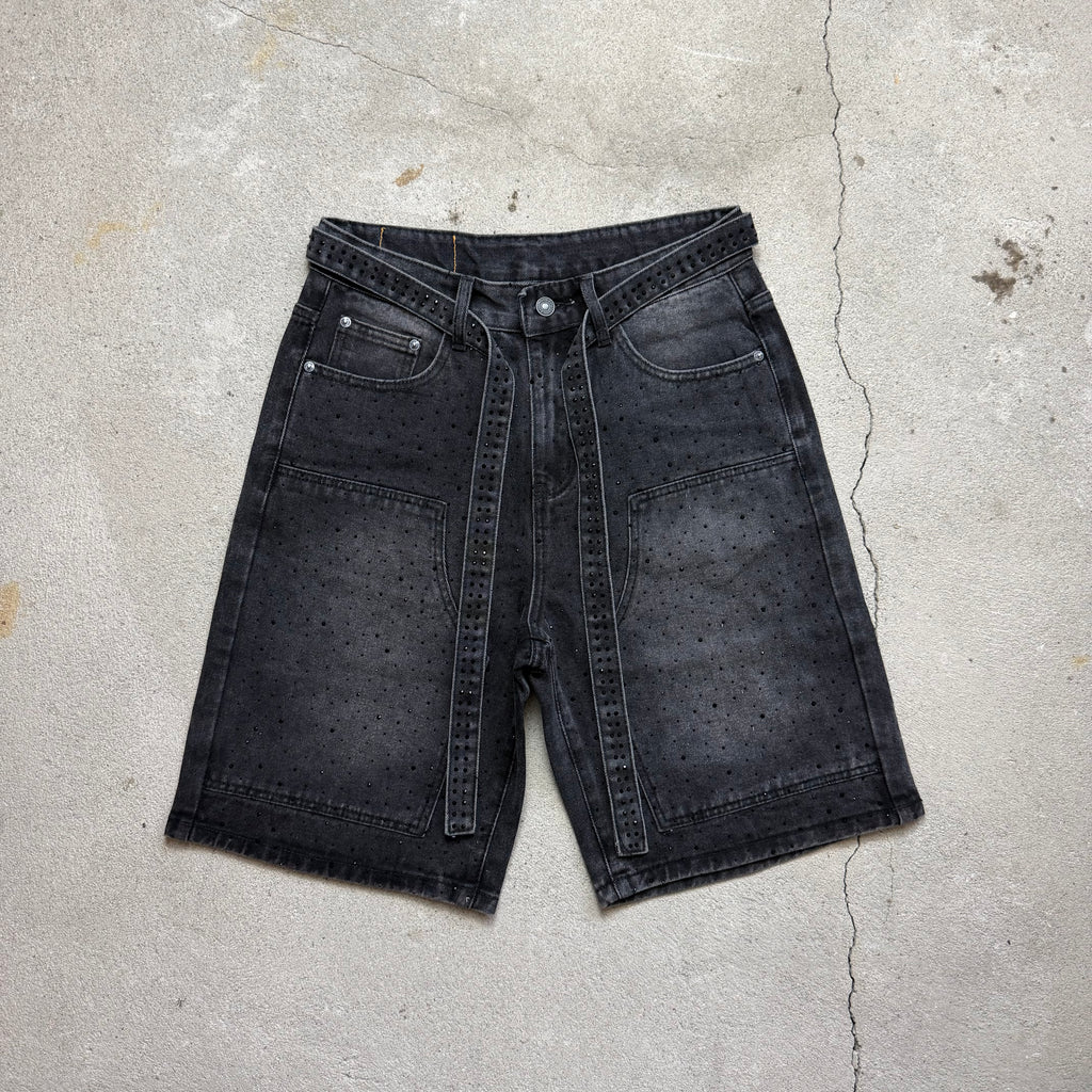 Black Rightstone Laced Shorts